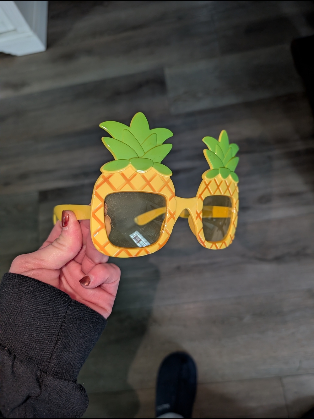 Pineapple Novelty Sunglasses - Yellow Green